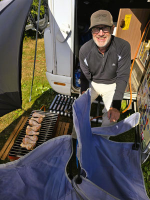 Grillieren im Windschatten
