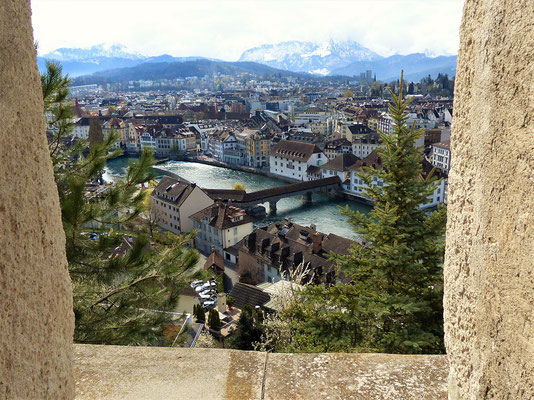 Blick vom Männliturm auf Luzern