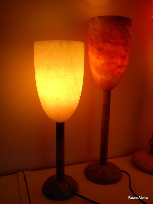 Alabasterlampe AL53, AL54