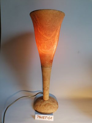 Unikat AlabasterlampenTG05T, Venus groß, Fb. terra, ca. 14,5 x 42 cm:  Bereits verkauft.