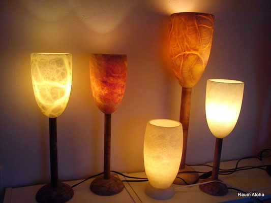 Alabasterlampen AL54, AL54, AL15, AG54, AL53