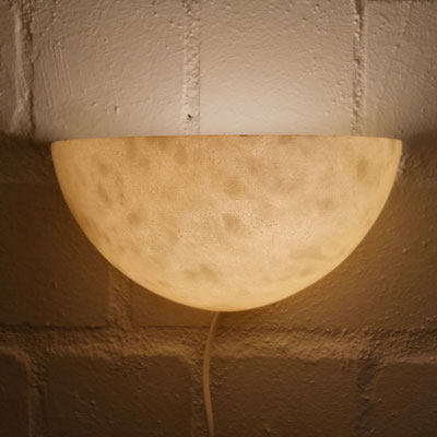 Unikat Alabaster Wandlampe Lindo klein, AL73CK-36, Fb. creme, 12,5 x 23,5 cm: 159,- €