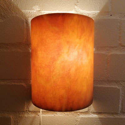 Unikat Wandlampe aus Alabaster AW70TG-22, Fb. terra, ca. 30 x 24 cm: 199,- €