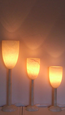 Alabasterlampen AG54, AL54, AL53