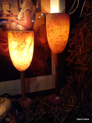Alabasterlampe AL53 terra, AL54 terra