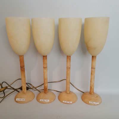 Unikat Alabaster Lampe AL54C-84,85,89, (86verkauft)ca. 11,5 x 45 cm: 179,- € + 10,- € Versandkosten