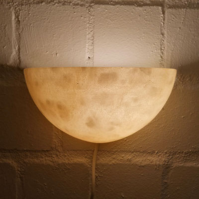 Unikat Alabaster Wandlampe Lindo klein, AL73CK-34, Fb. creme, 12,5 x 23,5 cm: 159,- €