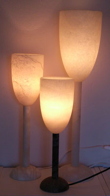 Alabasterlampen AL54, AL53, AG54
