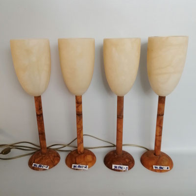 Unikat Alabaster Lampe AL54C-1,2,3,4, ca. 11,5 x 45 cm: 179,- € + 10,- € Versandkosten