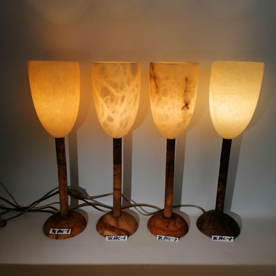 Unikat Alabaster Lampe AL54C-5,6,7,8, ca. 11,5 x 45 cm: 179,- € + 10,- € Versandkosten
