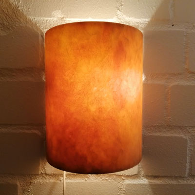 Unikat Wandlampe aus Alabaster AW70TG-21, Fb. terra, ca. 30 x 24 cm: 199,- €