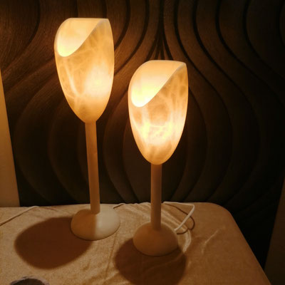 Alabasterlampe TL03, TL02: 179,- / 175,- €