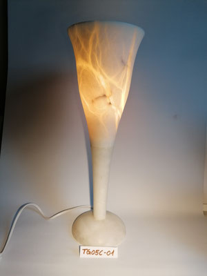 Unikat Alabasterlampen TG05C-1, Venus groß, Fb. creme, ca. 14,5 x 42 cm: 219,- €