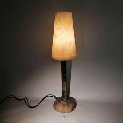 Unikat Alabasterlampen AL59C Alabasterlampe Sombrero, mittel, Fb. Creme, ca. 11,5 x 45 cm: 189,- €/Stk. zum Sonderpreis von 164,- €