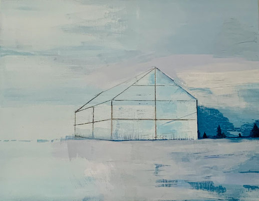 sans titre. acrylique/toile. 41/69cm. collection privée