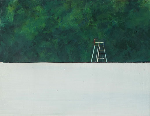 Chaise d'arbitre.  acrylique/bois . 25/30cm. collection privée