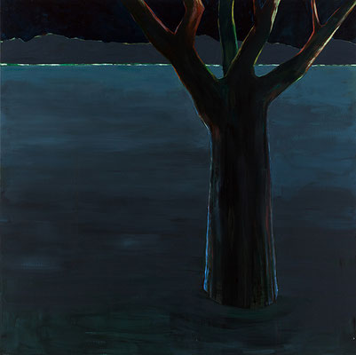 Crépuscule 2.  acrylique/toile. 150/150cm