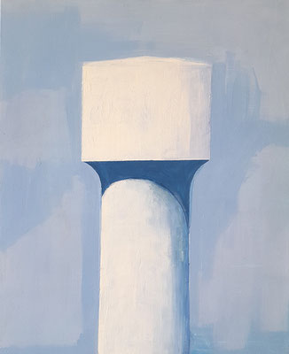 Château d'eau. Acrylique/toile. 53/45cm