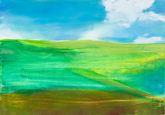 sans titre. Acrylique/bois. 21/30cm