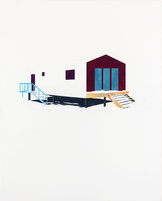 Baraque 2. acrylique/toile. 100/80cm