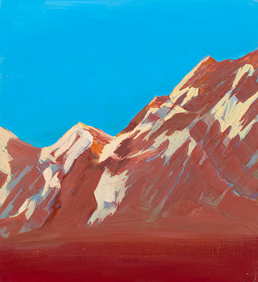 sans titre. Acrylique/bois. 26/24cm