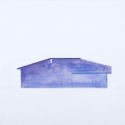 Demeure. huile sur toile. 40/40 cm . 2012 