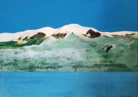 sans titre. Acrylique/toile. 65/92cm.