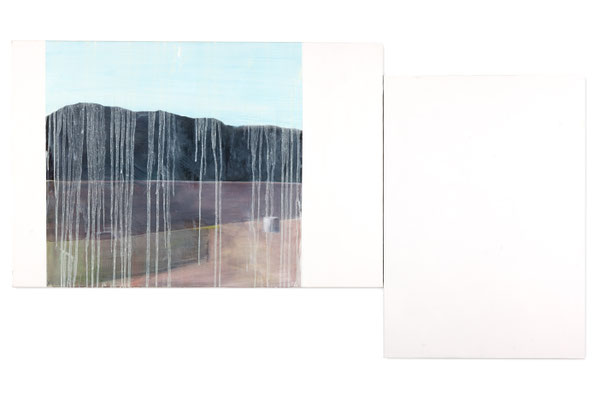 Paysage. huile et acrylique/toile. 100/180cm. 2012