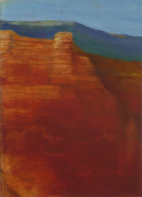 Huile/bois. 25,5/18cm