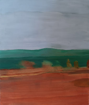 s.titre. huile et acrylique/toile. 55/46cm
