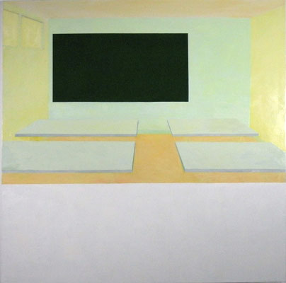 Projection. huile et acrylique sur toile. 200/200 cm . 2009