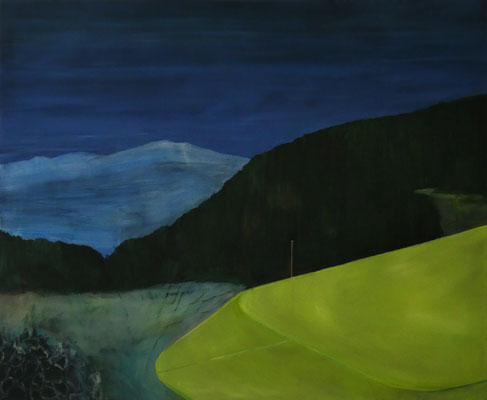 Park. huile et acrylique /toile. 130/160cm