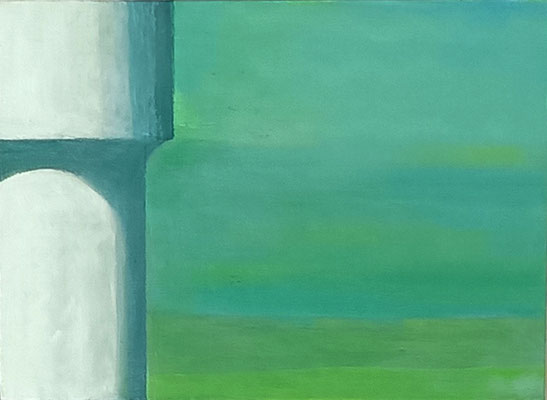 s.ttre. acrylique/toile.33/46cm