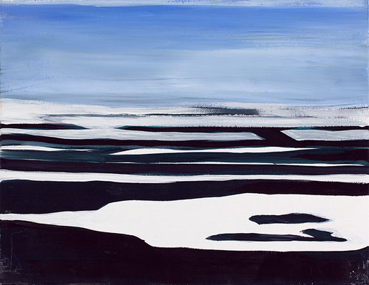 Tourbière. acrylique/toile. 26/35cm.collection privée