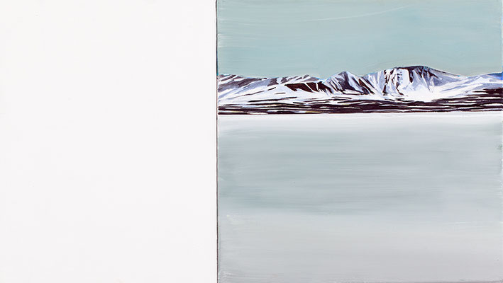 Finlande. acrylique/toile. 40/70cm
