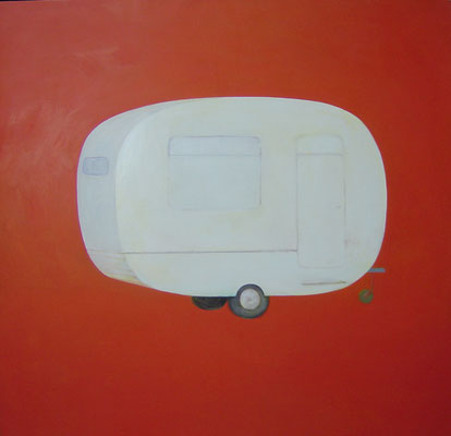 Caravane.huile sur toile . 150/150cm . 2007