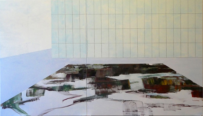 sans titre. Acrylique/toile. 200/350cm