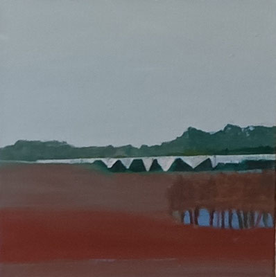 s.titre. huile et acrylique/toile. 35/35cm