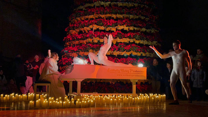 piano dance candlelight para espectáculos en teatros