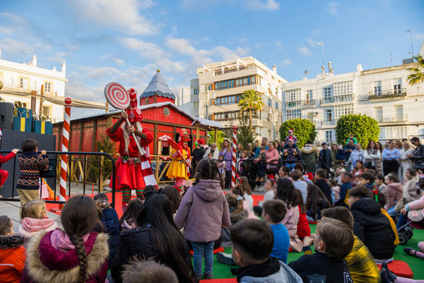 dinamización y animación espectáculos de navidad en Badajoz