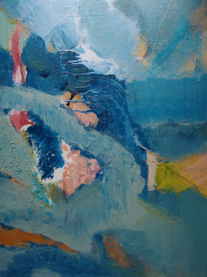 Meeresküste, Acryl auf Leinwand, 70x50