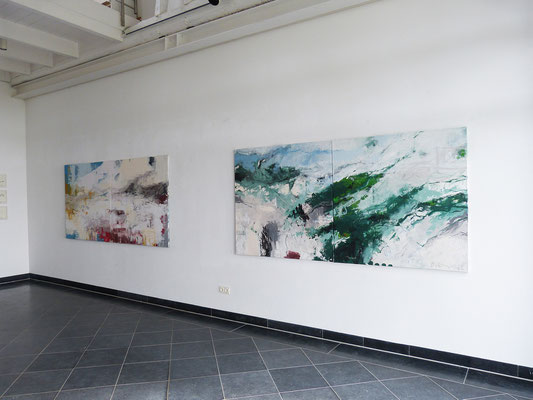 Kunstverein Heinsberg, 2016, Sommerland, Walser1, je 2teilig, auf Leinwand, 120cm X 240cmJPG