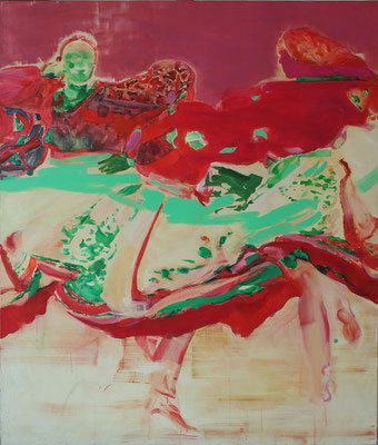 „Tanz“, Teil-1,(Diptychon), 165×140