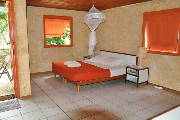 une des chambre du lodge (avec SDB exterieure)