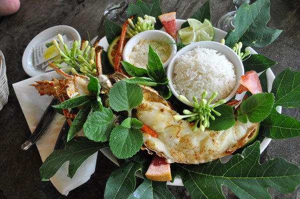 hmmm, langouste fraichement pêchée