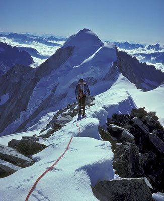 auf dem Lötschentaler Breithorn (1985)