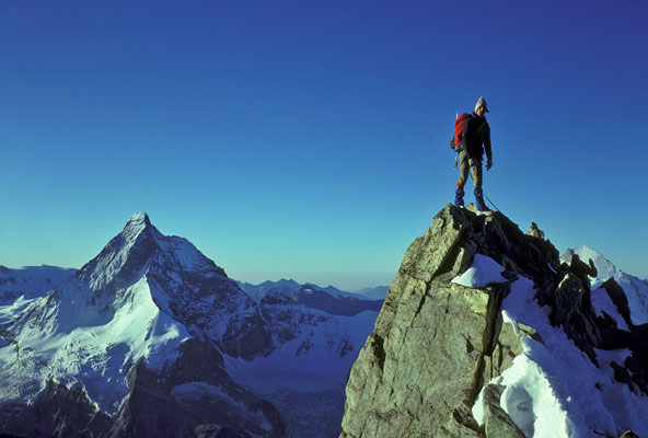Matterhorn im Anstieg zur Dent Blanche (1984)