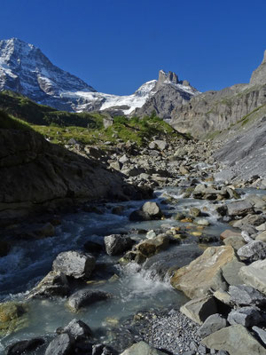 im hinteren Lauterbrunnental: Tschingelhorn