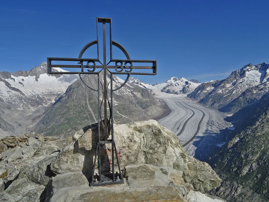 Eggishorn mit Aletschgletscher