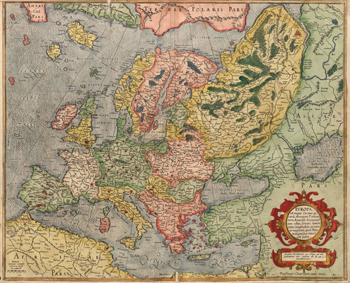 Mercator Europakarte von 1589: Universitas Tartuensis / Estland (https://dspace.ut.ee/handle/10062/2498)